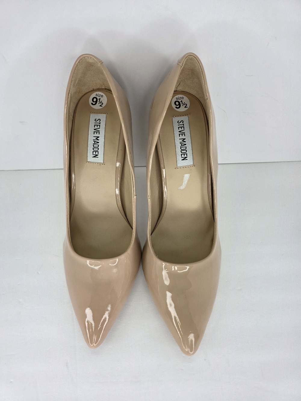Steve Madden Women’s Klory Stiletto Camel Patent Leather Style Pumps Size 9.5M - Picture 6 of 16